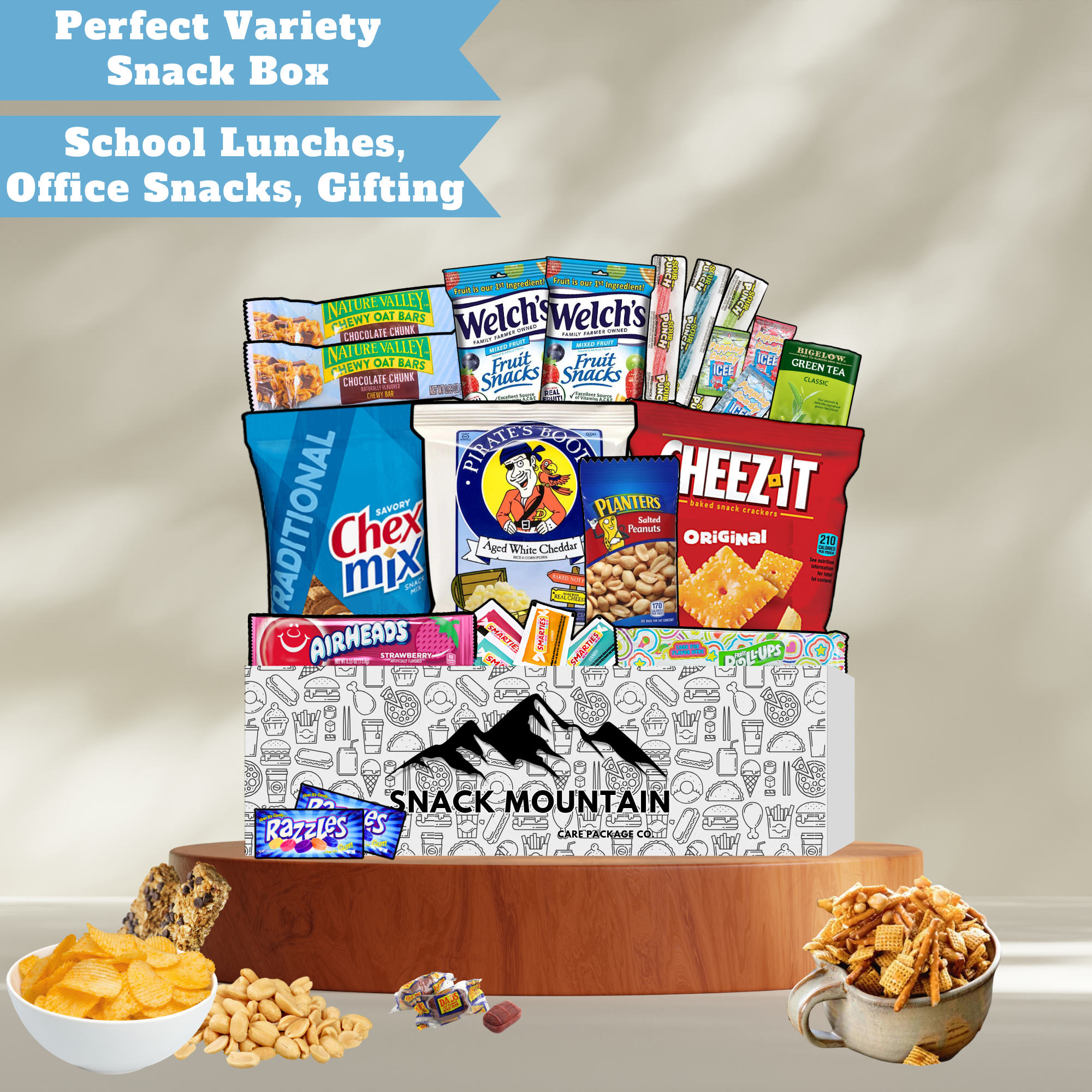 Variety Snack Basket Version 2 - | 25 Count Hand-Packed Gift Box